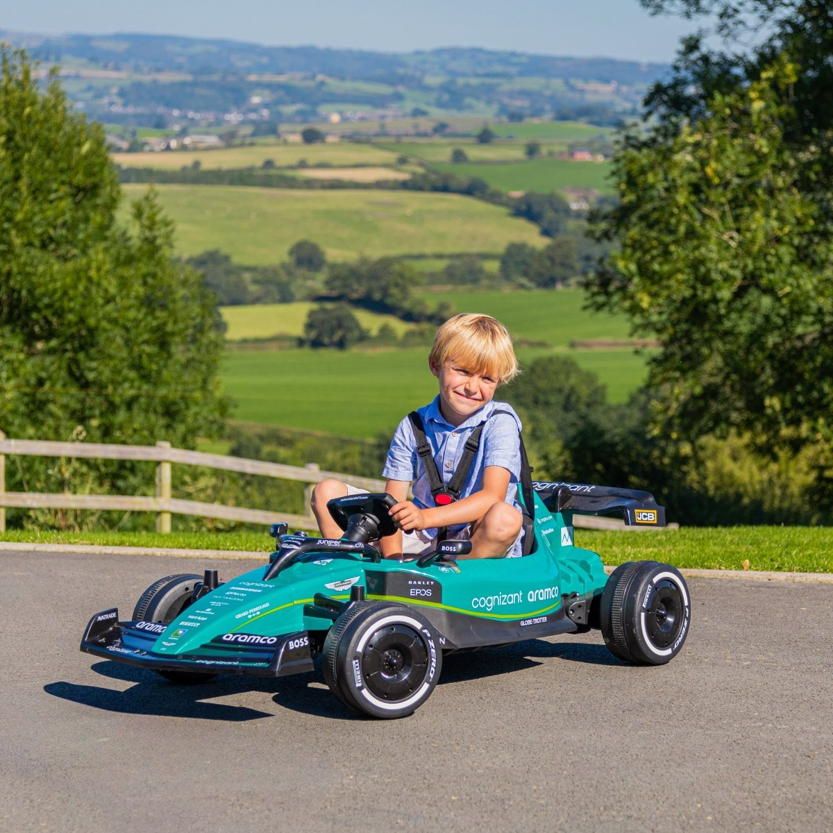 Aston Martin F1 AMR23 Kids Electric Ride On Car