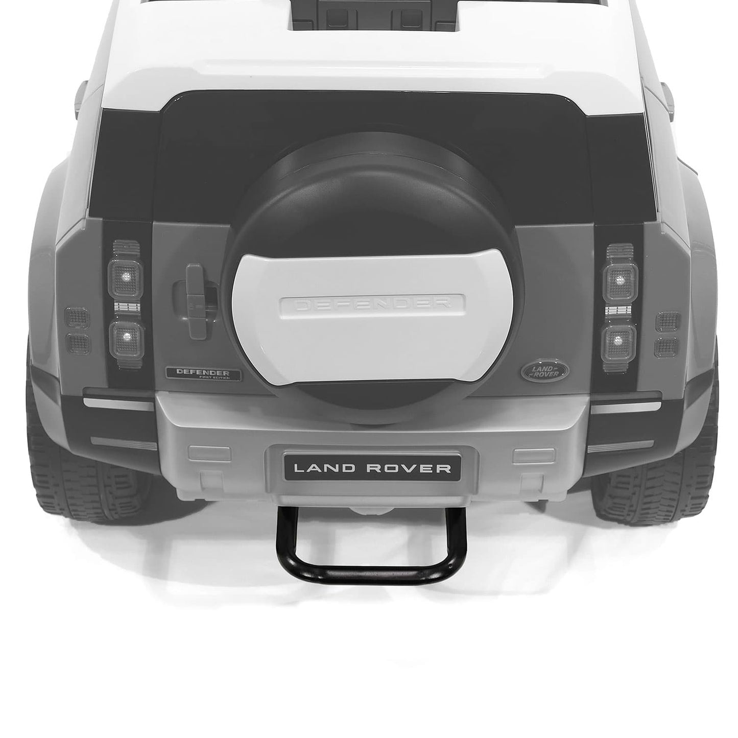 Land Rover Defender 12V Kids Ride-On Car with R/C Parental Remote | White