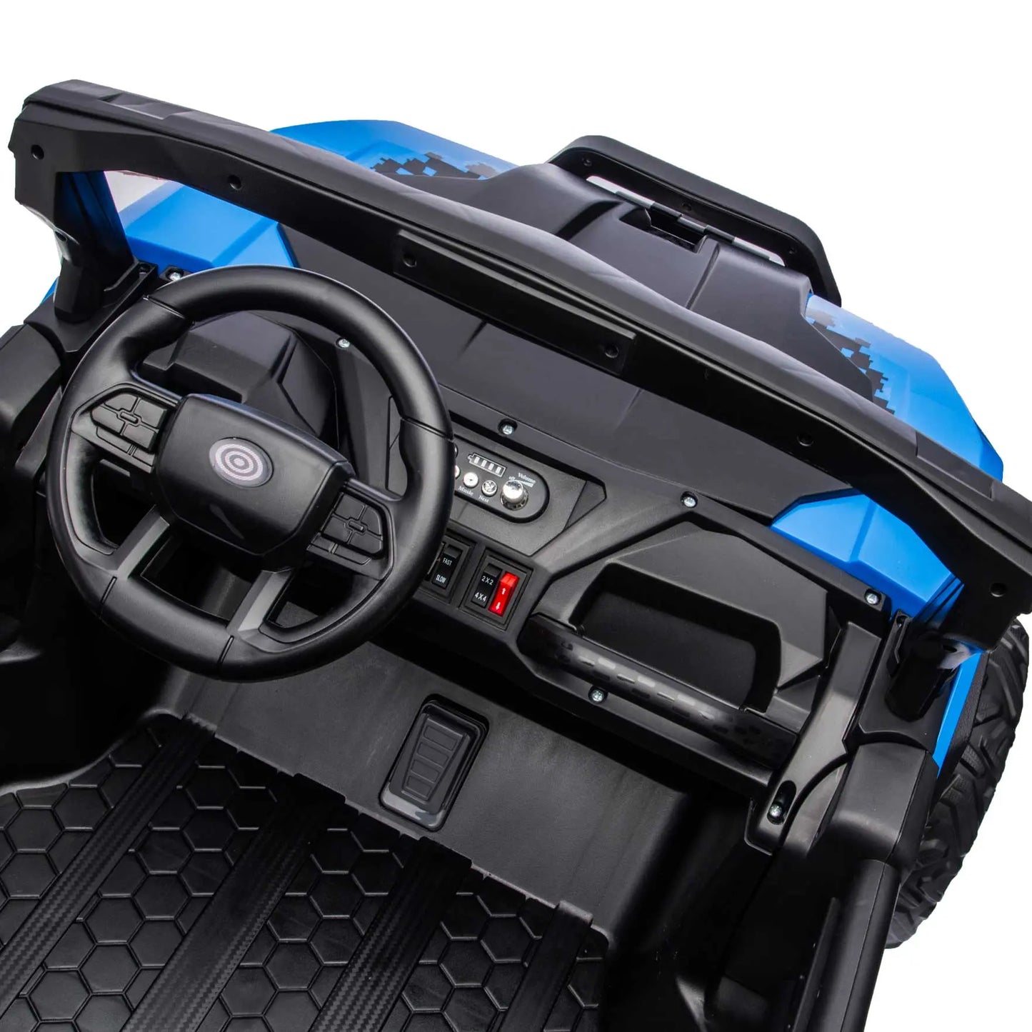 Trail Rider 24V 4WD Kids Ride-On UTV with R/C Parental Remote | Blue