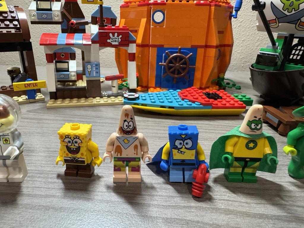 LEGO SpongeBob SquarePants USED LOT 3833 3834 3815 3816 3817 Bikini Bottom