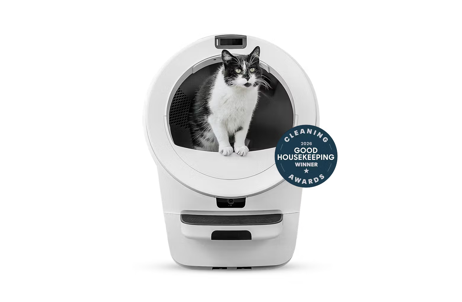 Smart Self-Cleaning Automatic Cat Litter Box with Dual Cameras