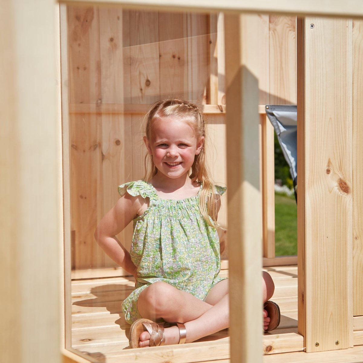 PolarPlay Kids Climbing Tower & Playhouse - Climb & Swing Ragna Mist