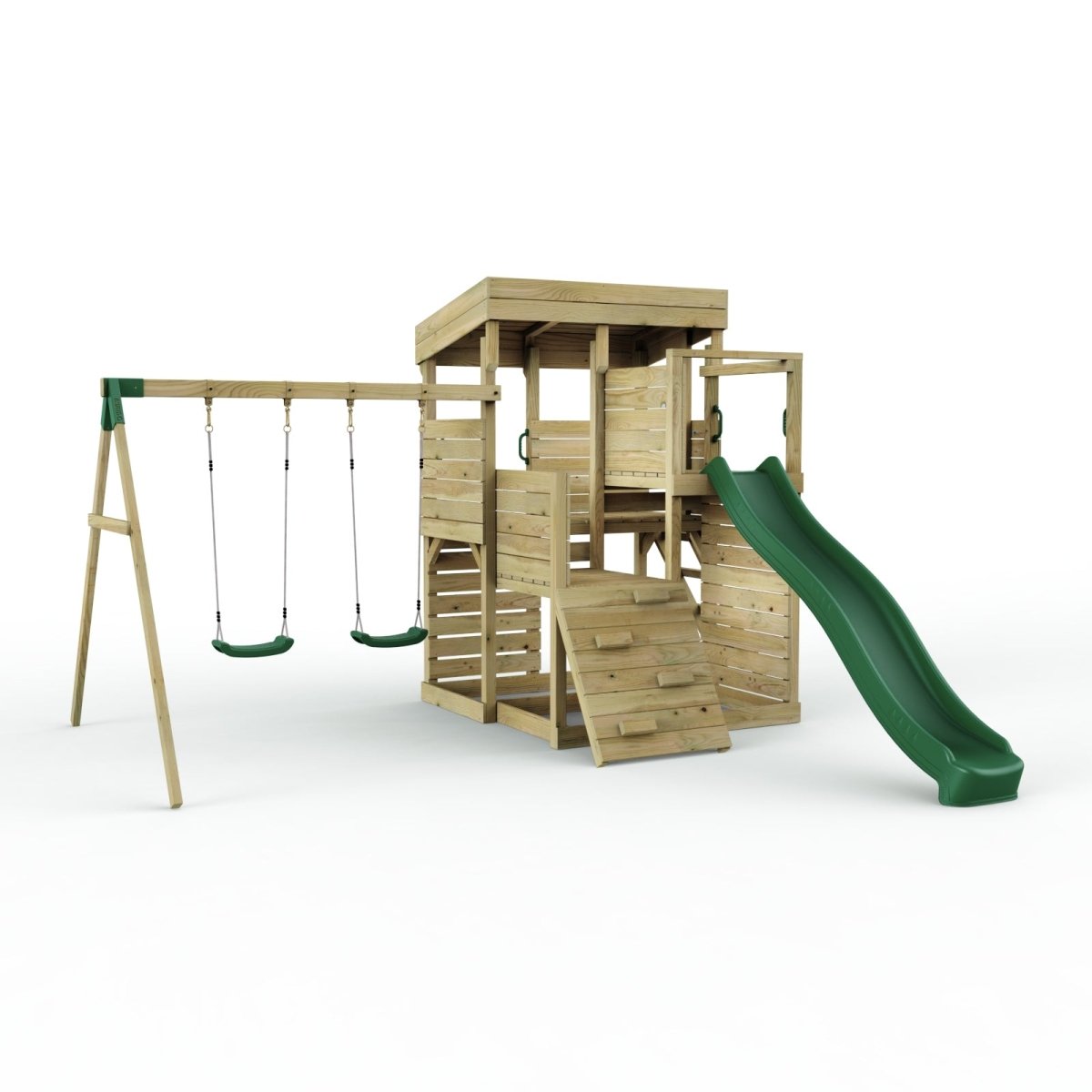 ClassicPlay Sentinel XL Lookout Tower with 3 Decks, Double Swing and Slide