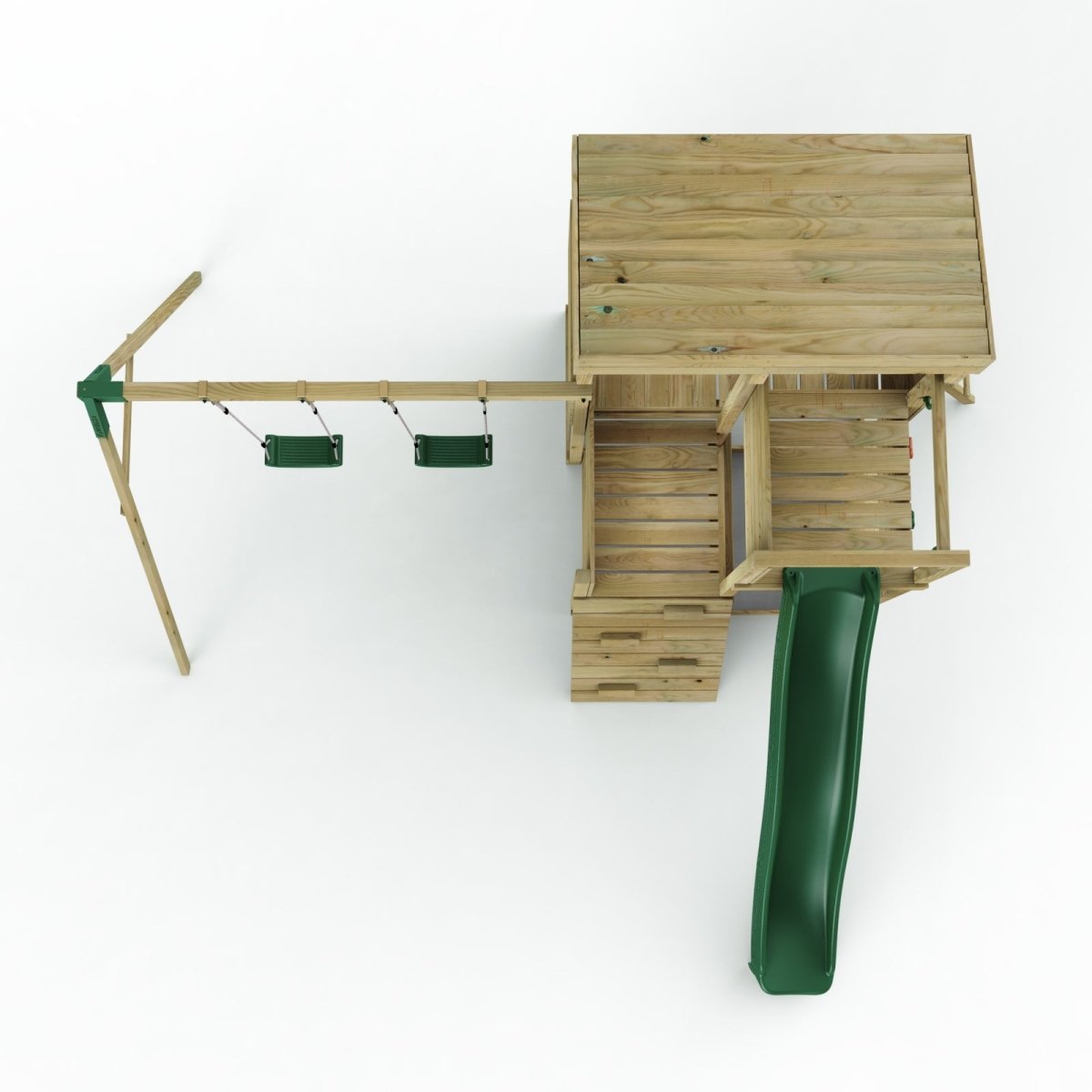 ClassicPlay Sentinel XL Lookout Tower with 3 Decks, Double Swing and Slide