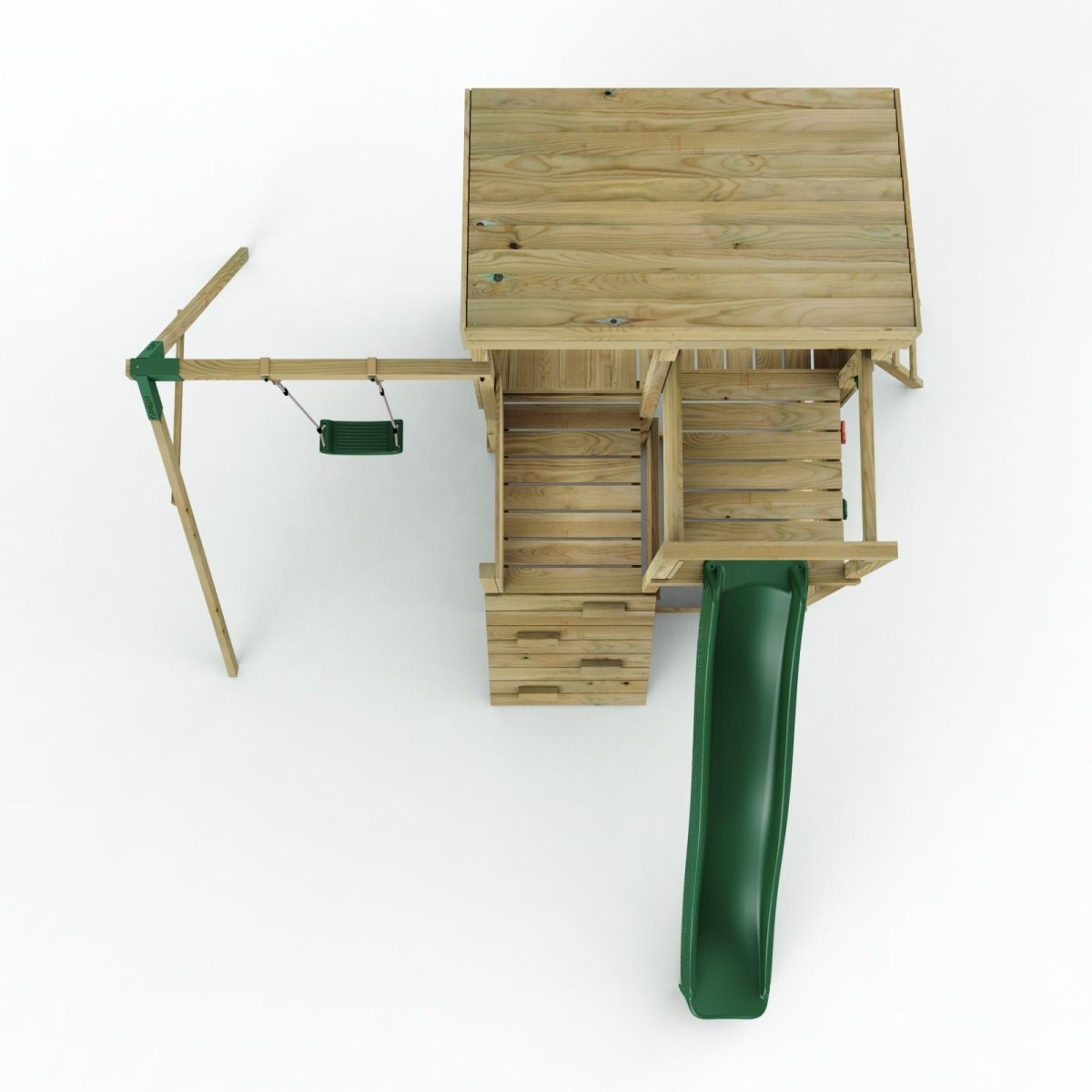 ClassicPlay Sentinel XL Lookout Tower with 3 Decks, Single Swing and Slide