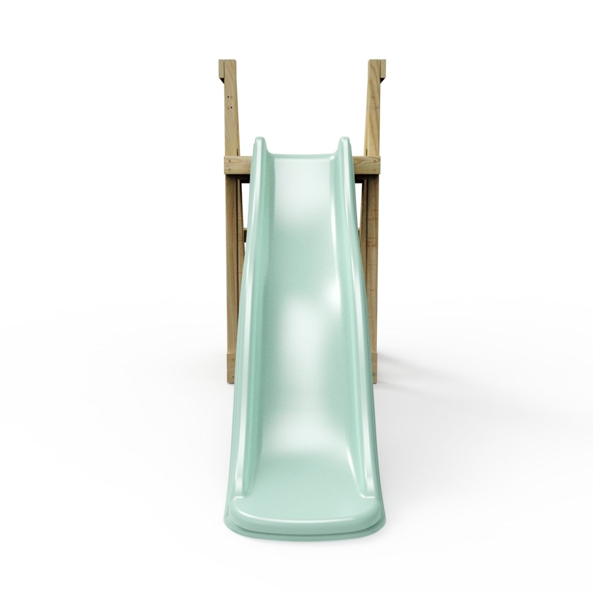 Rebo 6 ft Freestanding Kids Slide - Mint Green