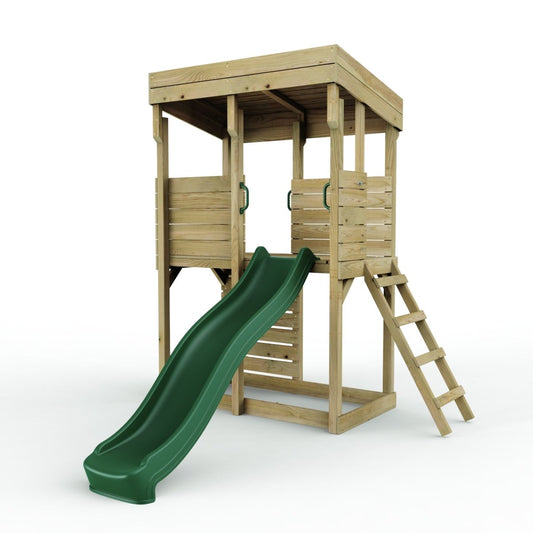 ClassicPlay Outpost XL Lookout Tower with 1.2m Deck and Slide
