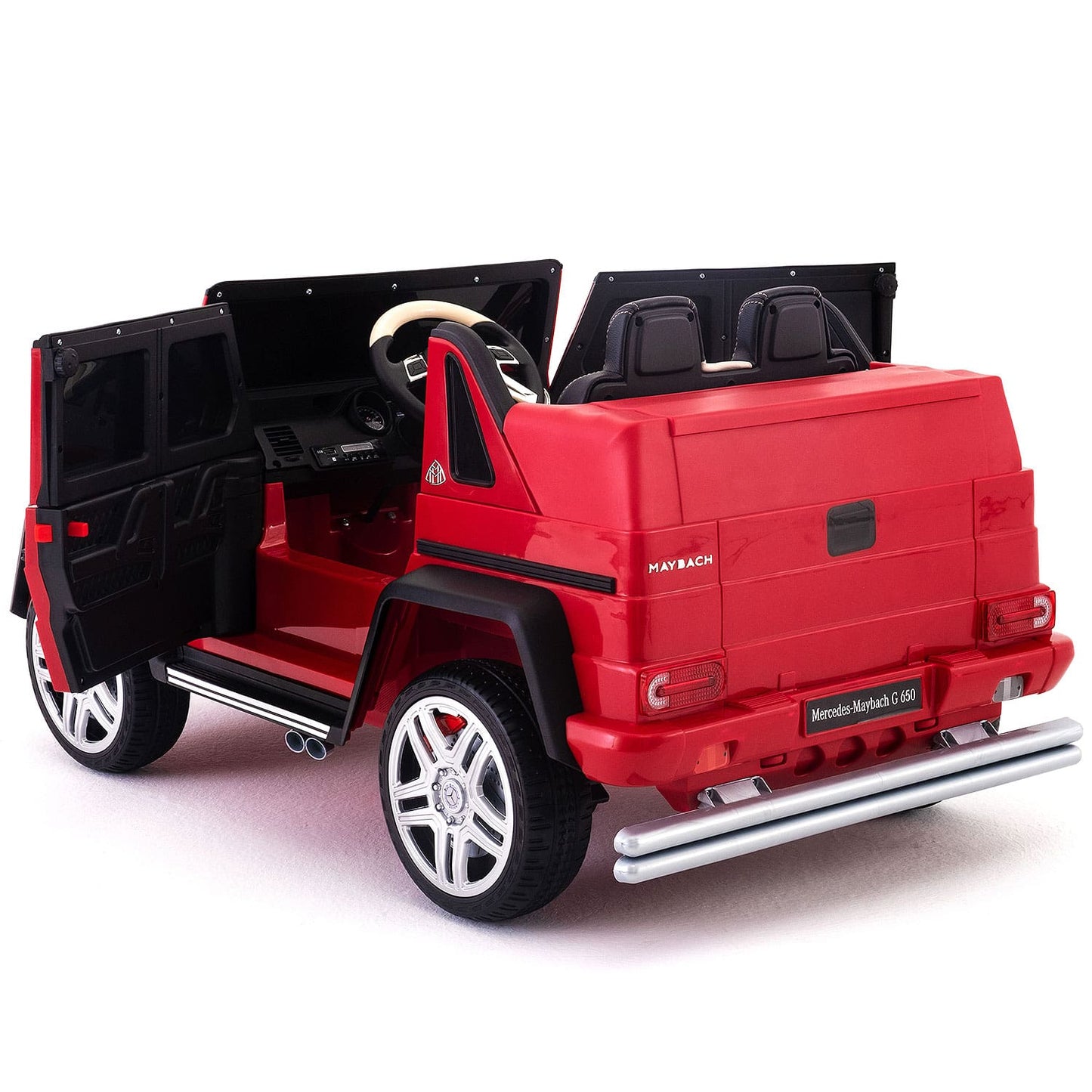 Mercedes Maybach G650 12V Kids Ride-On Car with Parental Remote | Cherry Red