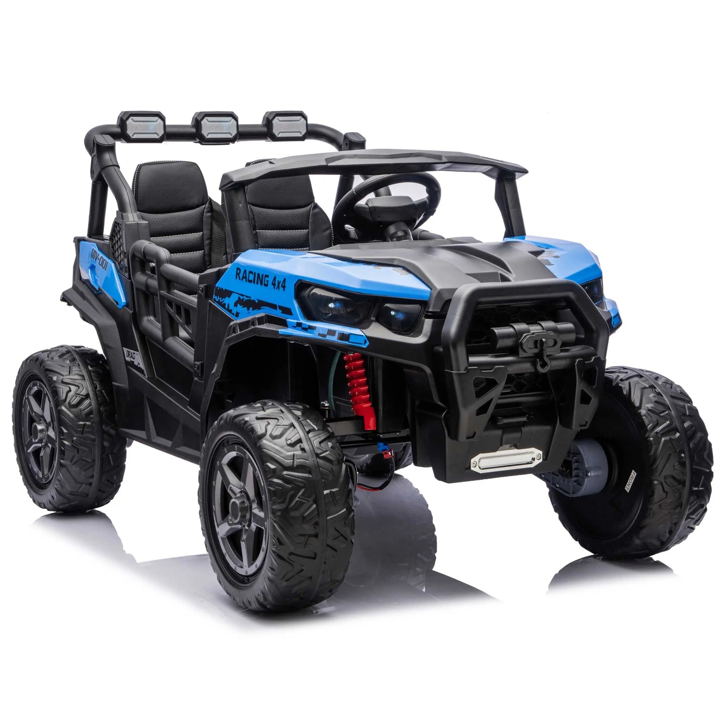 Trail Rider 24V 4WD Kids Ride-On UTV with R/C Parental Remote | Blue