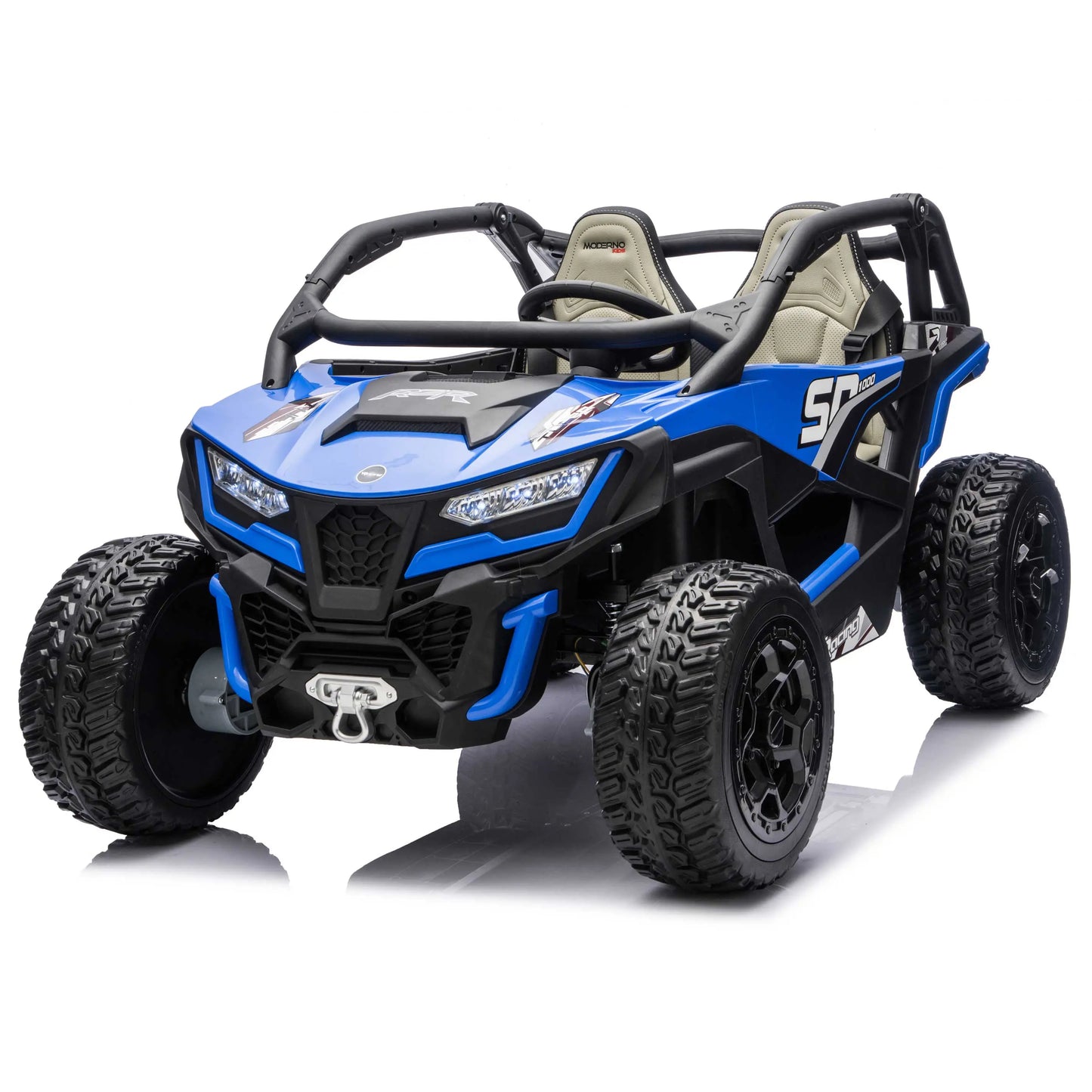 Trail Runner 24V 4WD Kids Ride-On UTV with R/C Parental Remote | Blue