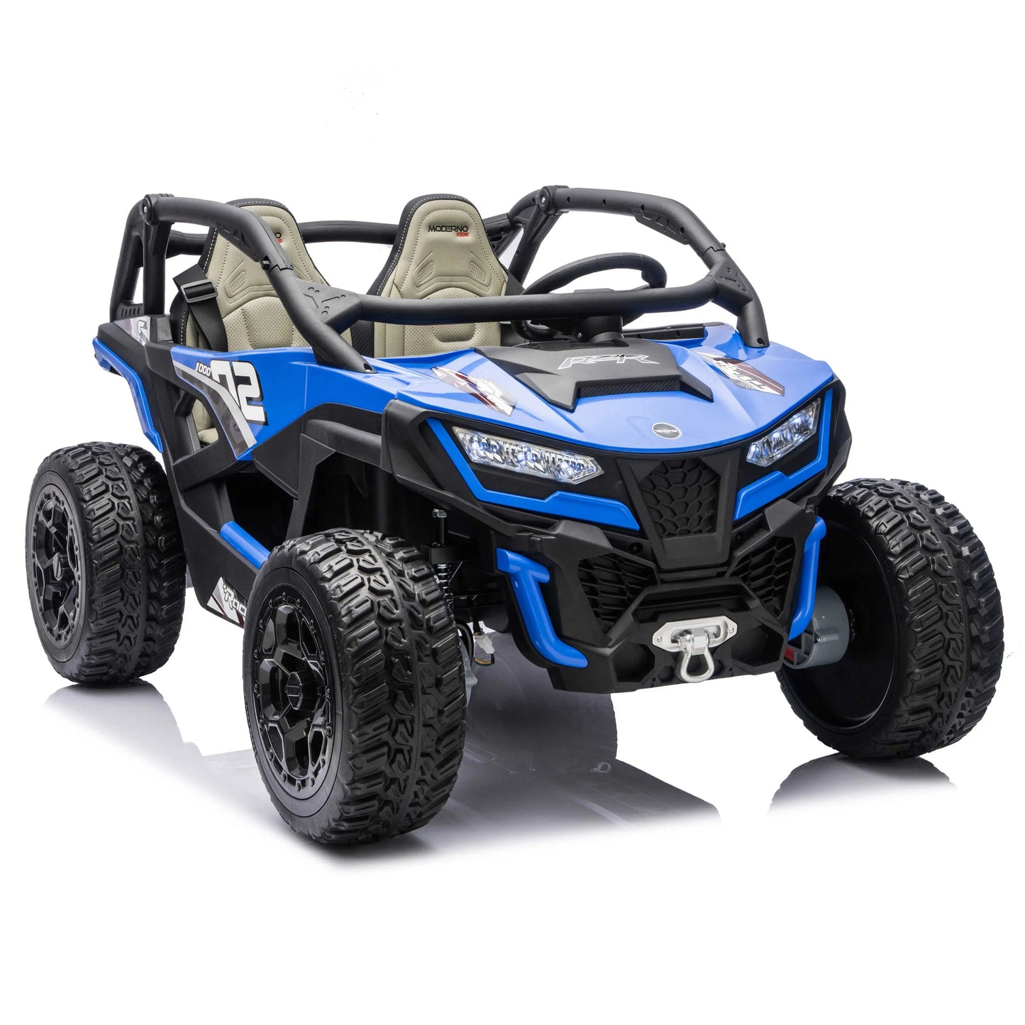 Trail Runner 24V 4WD Kids Ride-On UTV with R/C Parental Remote | Blue