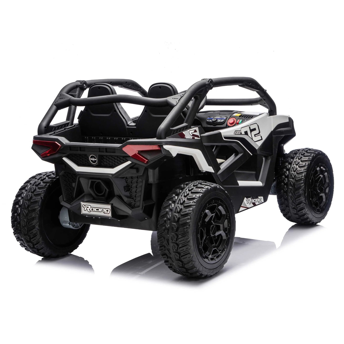 Trail Runner 24V 4WD Kids Ride-On UTV with R/C Parental Remote | White