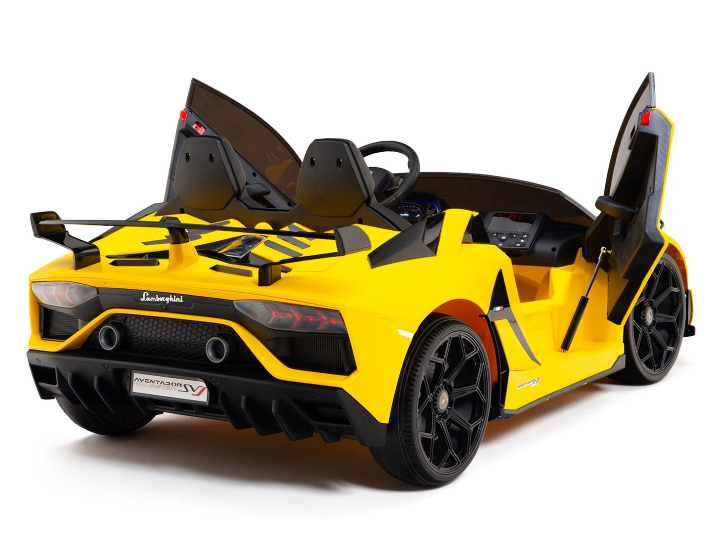Lamborghini Aventador SVJ Drift Edition 24V Kids Ride-On Car with R/C Parental Remote | Yellow