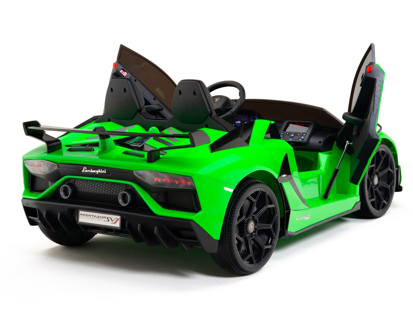 Lamborghini Aventador SVJ Drift Edition 24V Kids Ride-On Car with R/C Parental Remote | Green