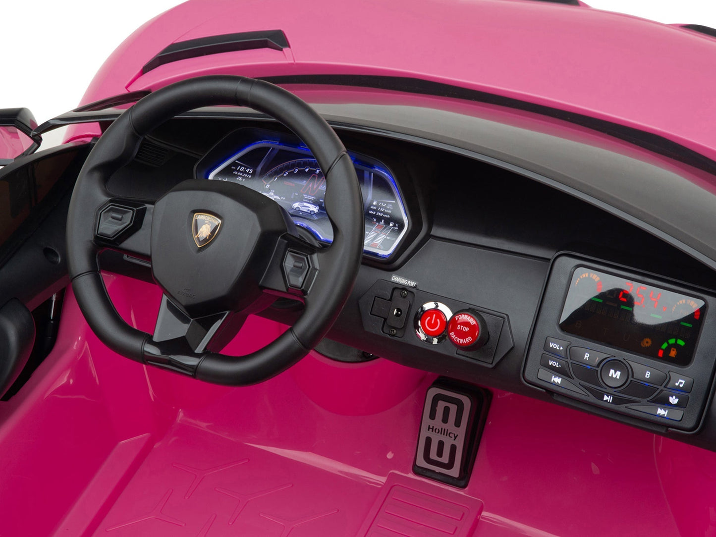 Lamborghini Aventador SVJ Drift Edition 24V Kids Ride-On Car with R/C Parental Remote | Pink