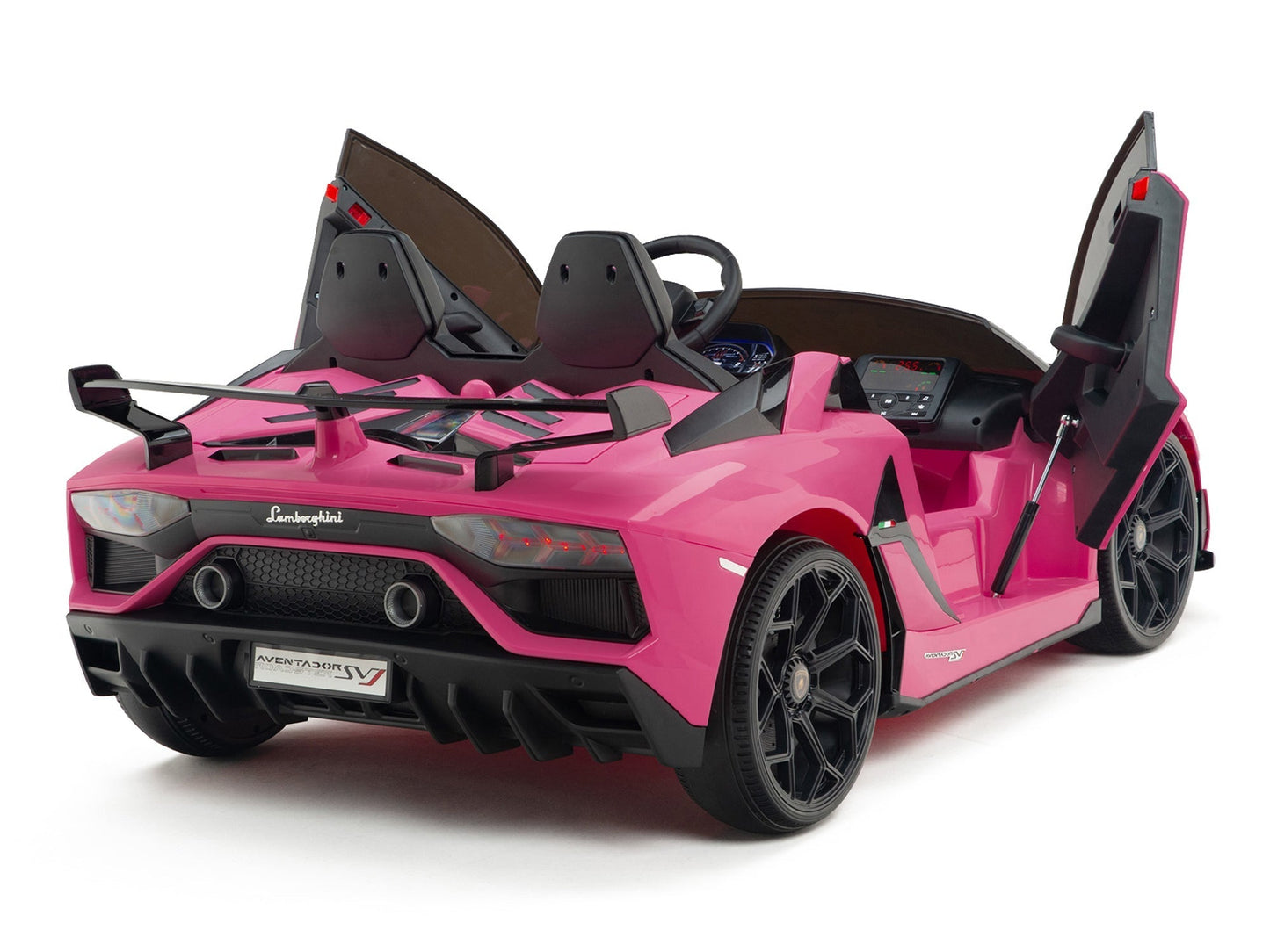 Lamborghini Aventador SVJ Drift Edition 24V Kids Ride-On Car with R/C Parental Remote | Pink