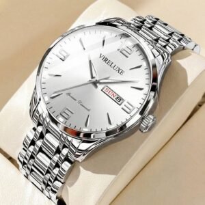 silver edge men’s watch
